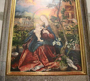 Impressionen aus dem Bild "Stuppacher Madonna"