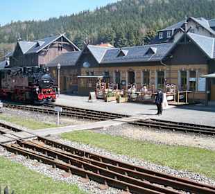 Dampfkessel im Bahnhof Oybin