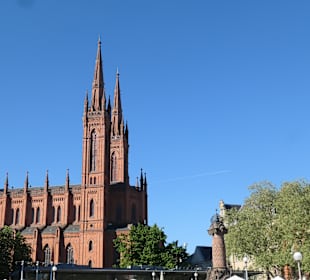 Beim Dern'schen Gelände (Blick zur Marktkirche)