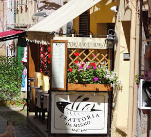 Außenansicht der Trattoria