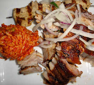 Gyros-Platte im Mykonos