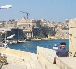 Fort: Blick auf den stadteinwärts liegenden Teil