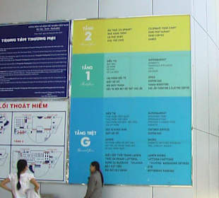 Übersichtsplan vom COOP Einkaufzentrum