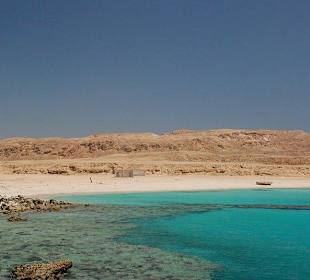 Widok na wyspę Giftun