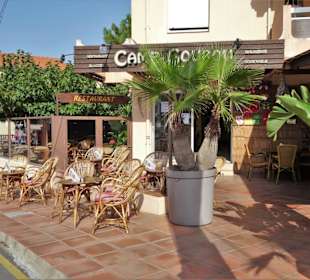 Außenansicht des Restaurant Le Camp-Gourou