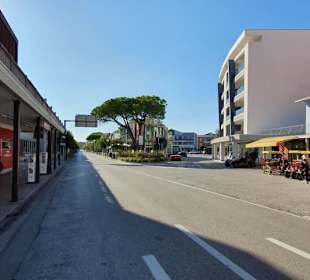 Beginn der Einkaufszone