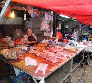 Maeklong Schienenmarkt