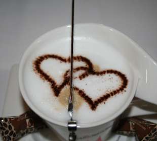 Nur ein Cappuccino, aber liebevoll gemacht