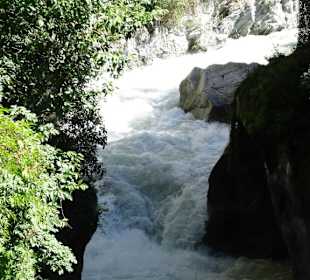 Die Passer-Klamm an der Gilfpromenade