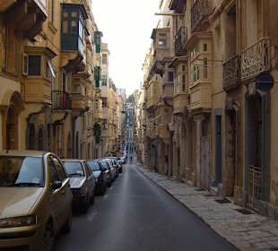 In der Altstadt von Valetta!