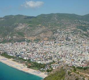 So sieht es ausserhalb des Hotels aus