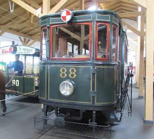 Im Museum des öffentlichen Peronennahverkehrs