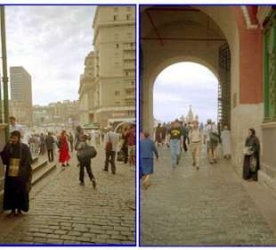 Im Tor des Roten Platzes in Moskau