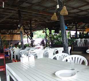 Das Lokal auf dem Pier