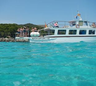 Badestopp in der Cala Mesquida