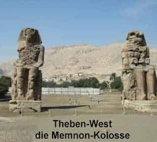Die Memnon-Kolosse im Niltal
