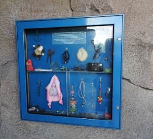 Gegenstände die aus den Becken gefischt wurden