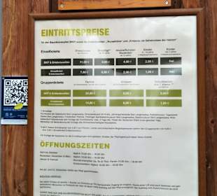 Die Eintrittspreise
