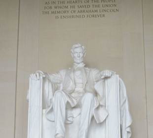 Lincoln Statue wunderschön und riesig