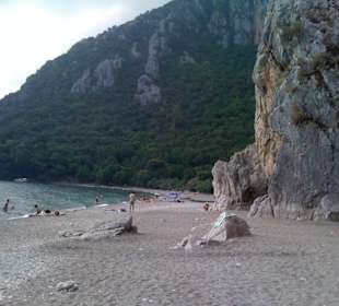 Strand Olympos von Cirali aus gesehen