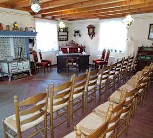 Trauzimmer in einem Moorkolonistenhaus