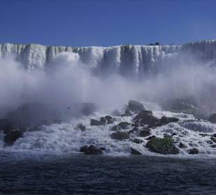 Blick von der Maid of the Mist aus