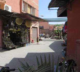 Unterwegs in der Altstadt von Marrakesch