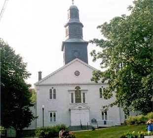 Blick auf das Gotteshaus