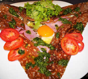 Eine herzhafte Galette im Laetizia