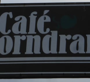 Zu einer Pause im Café Vorndran