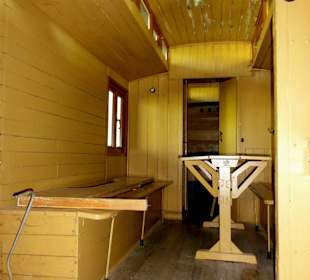Blick in den Mannschaftswagen