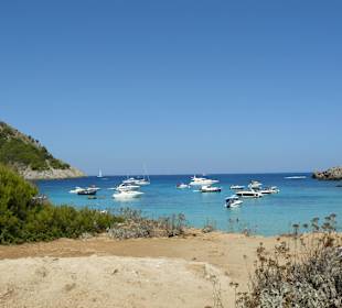 Die Bucht nach dem Sandstrand