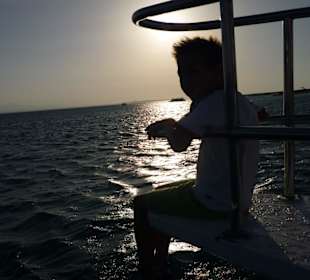 Heimfahrt in den Sonnenuntergang