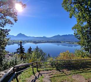 Wandern Rieden am Forggensee