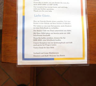 Bechreibung einer Schulbank