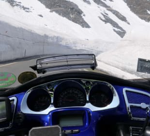 Im Juni immer noch Schnee