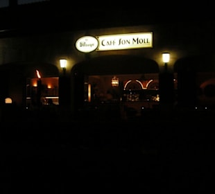 Cafe Son Moll bei Nacht