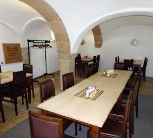 Im Gewölbe des Brauereigasthofes Bräuwerck