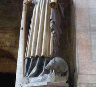 Der Heilige Antonius der Große mit Antoniusschwein