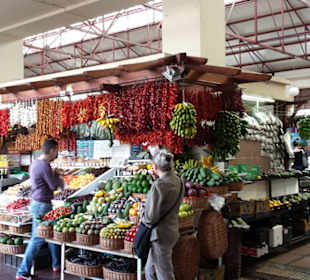 Stand in der Markthalle