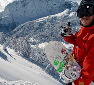 Skifahren und Snowboarden am Skiberg Nassfeld 