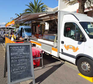 Impressionen vom Wochenmarkt Saint-Cyprien-Plage