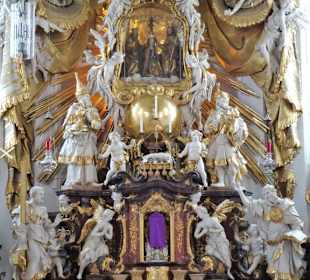 Der Gnadenaltar der Basilika Gößweinstein