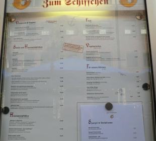 Speisenkarten