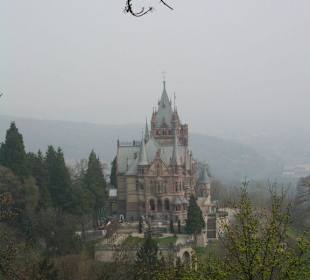 Toller Blick auf Schloss "Drachenburg"