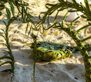 Palmenherz geflochten