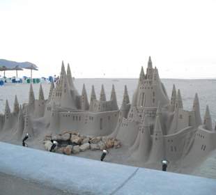 Schloss aus Sand in Cala Millor