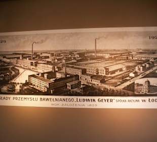 Panorama starej Łodzi