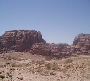 Petra - Blick auf die Stadt
