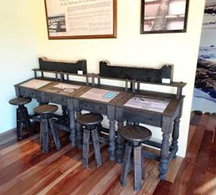 In den Ausstellungsräumen des Museo de la sal